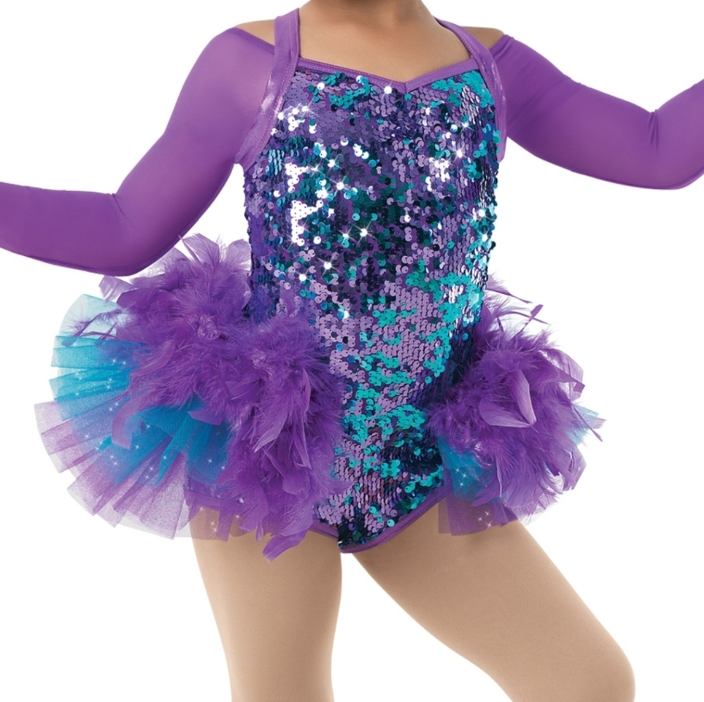 Weissman Showtime purple & blue jazz costume